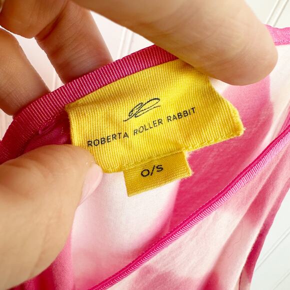 Roberta Roller Rabbit Pink Asymmetrical Sundress - Picture 4 of 8
